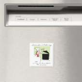 Magnet de Carte de visite de restauration amusant (In Situ (Lave-vaisselle))