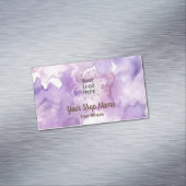 Magnet de Carte de visite professionnel Purple Lav (In Situ)