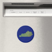 Magnet de carte du Kentucky (In Situ (Lave-vaisselle))