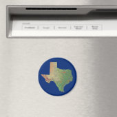 Magnet de carte du Texas (In Situ (Lave-vaisselle))