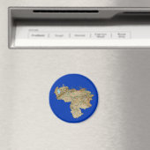Magnet de carte du Venezuela (In Situ (Lave-vaisselle))