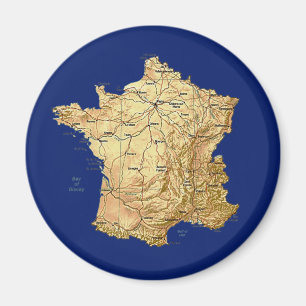 Magnet de carte France