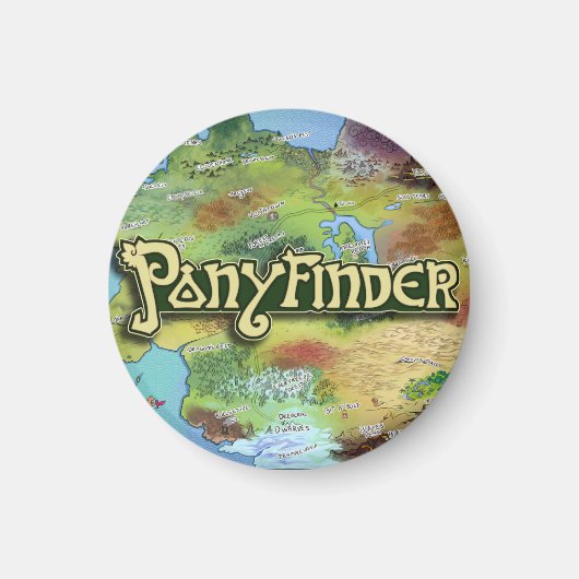 Magnet de carte Ponyfinder (Devant)