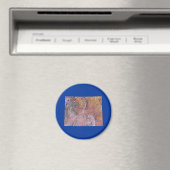 Magnet de carte Wyoming (In Situ (Lave-vaisselle))