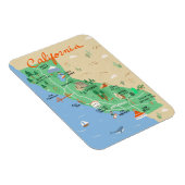 Magnet de cartes de Californie (Côté Droit)