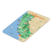 Magnet de cartes de Californie (Côté Gauche)