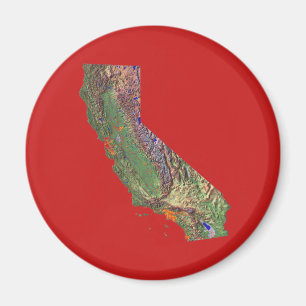Magnet de cartes de Californie
