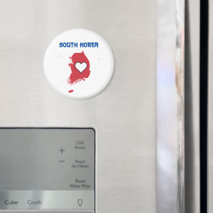 Magnet de cartes de Corée du Sud