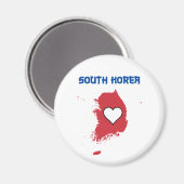 Magnet de cartes de Corée du Sud (Recto/Verso)