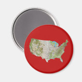 Magnet de cartes USA (Recto/Verso)