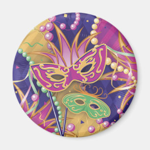 Magnet de casier de magnet de mardi gras