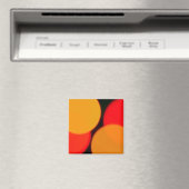 Magnet de cercles funky (In Situ (Lave-vaisselle))