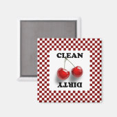 Magnet de cerises en carton (Recto/Verso)