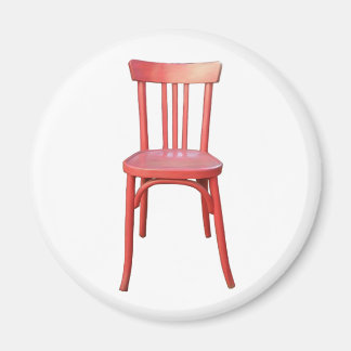 Magnet de chaise rouge