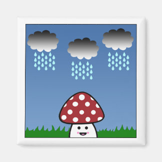 Magnet de champignons de Kawaii
