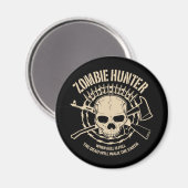 Magnet de chasseur de zombie (Recto/Verso)