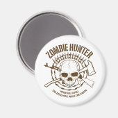 Magnet de chasseur de zombie (Recto/Verso)