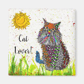 Magnet de chat 2 pouces (Devant)