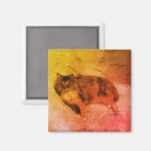 Magnet de chat Calico (Recto/Verso)