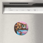 Magnet de chat Cheshire (In Situ (Lave-vaisselle))