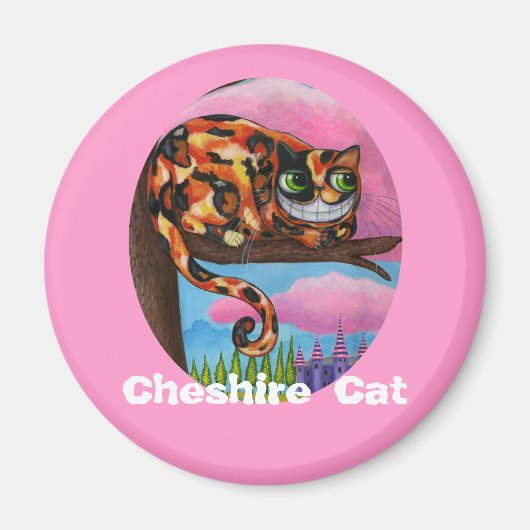 Magnet de chat Cheshire (Devant)