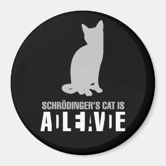 Magnet de chat de Shrodinger