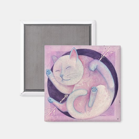 Magnet de chat Quasar (Recto/Verso)