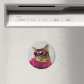 Magnet de chat somalien Glam (In Situ (Lave-vaisselle))
