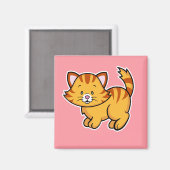 Magnet de chat Tabby (Recto/Verso)