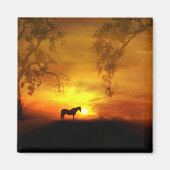 Magnet de cheval magnifique (Devant)