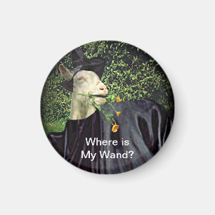 Magnet de chèvre de l'Assistant Halloween