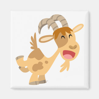 Magnet de chèvre joyeux
