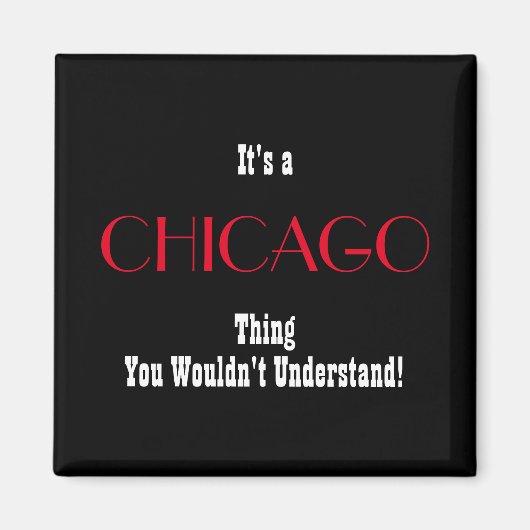 Magnet de Chicago (Devant)