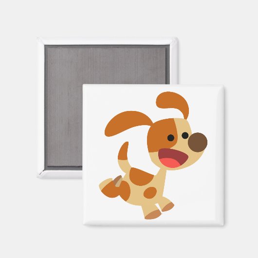 Magnet de chien de dessin mignon (Recto/Verso)