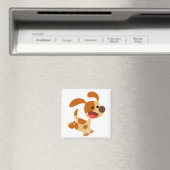Magnet de chien de dessin mignon (In Situ (Lave-vaisselle))