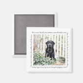 Magnet de chien de jardin (Recto/Verso)