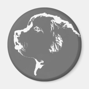 Magnet de chien frigo de Terre-Neuve / cadeau