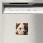 Magnet de chiot de Bulldog (In Situ (Lave-vaisselle))