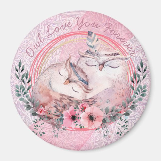 Magnet de chouettes (Devant)