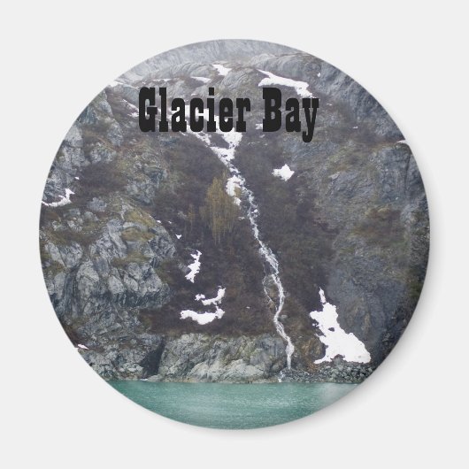 Magnet de chute d'eau de la baie Glacier (Devant)