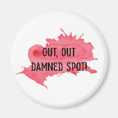 Magnet de citation de Shakespeare Macbeth "Out Spo (Devant)