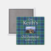Magnet de Clan Keith's Old Dunnottar Coffee Co. (Recto/Verso)