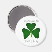 Magnet de Clover Irlandais (Recto/Verso)