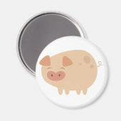 Magnet de cochon mignon (Recto/Verso)