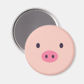 Magnet de cochon mignon (Recto/Verso)