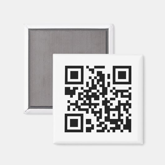 Magnet de code QR (Recto/Verso)