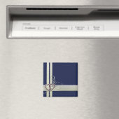Magnet de coeur bleu marine (In Situ (Lave-vaisselle))