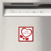 Magnet de coeur de Valentine (In Situ (Lave-vaisselle))