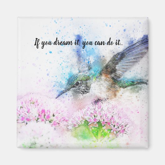 Magnet de colibris (Devant)