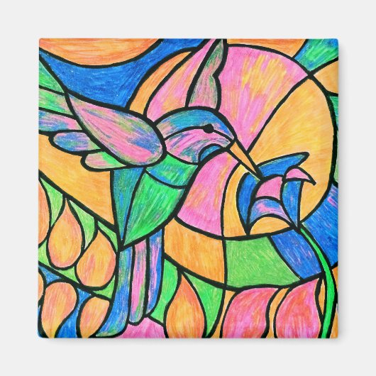 Magnet de colibris (Devant)